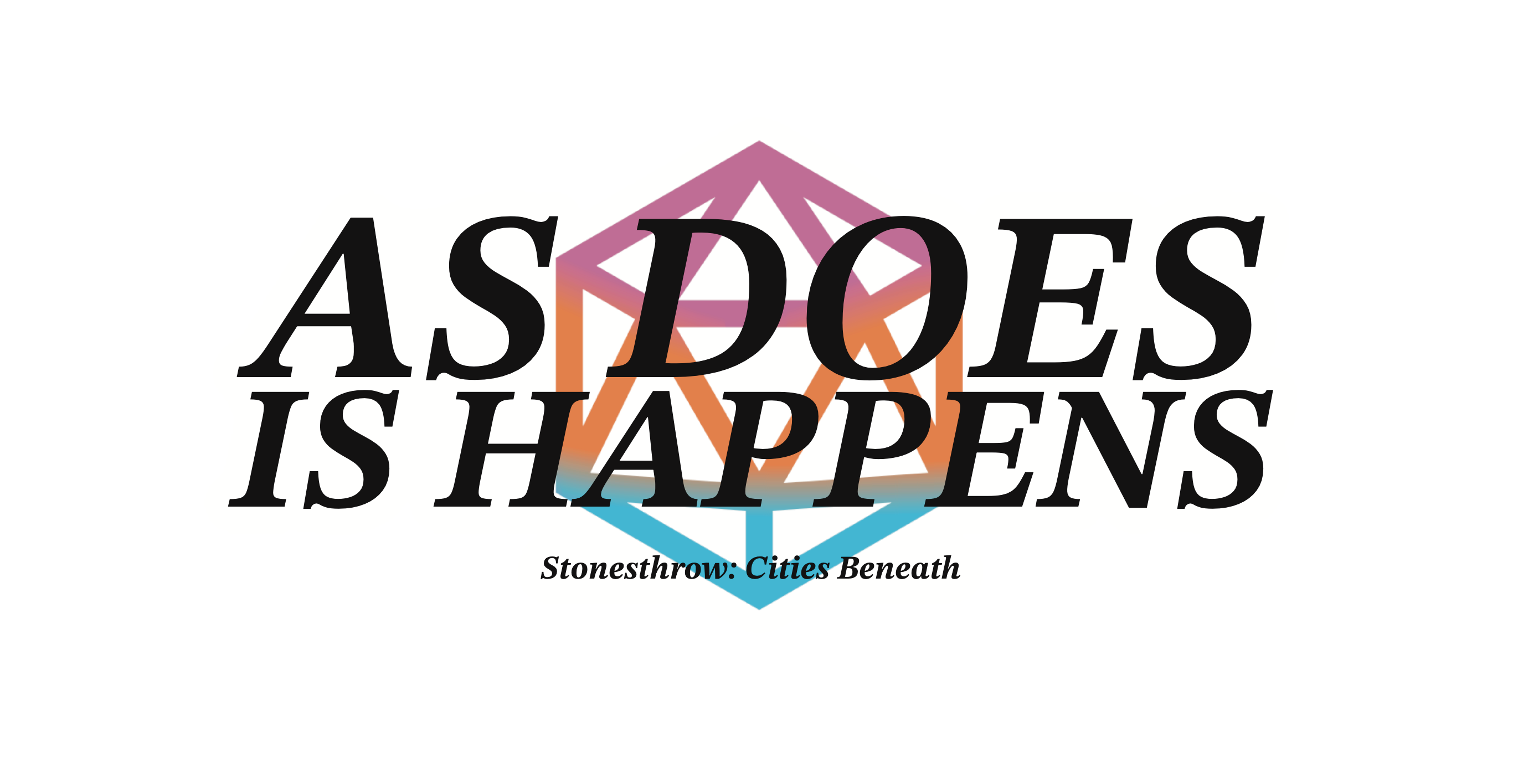 "As Does Is Happens" Stonesthrow Sticker