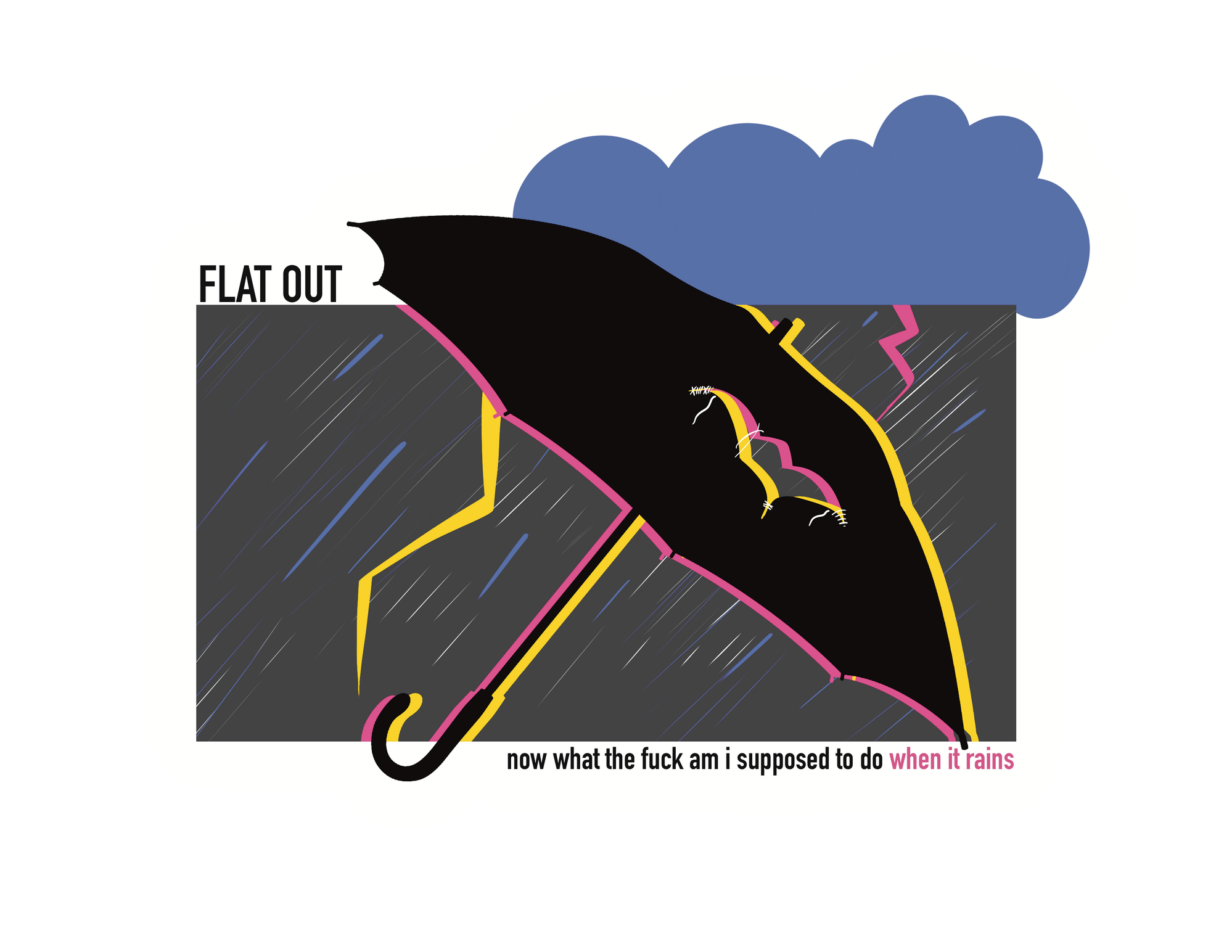 "When It Rains" Sticker
