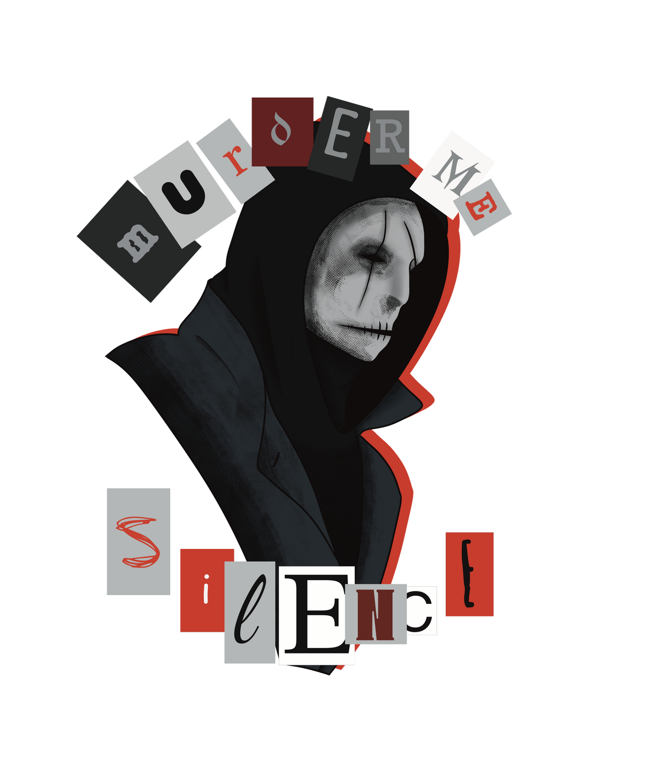 "Murder Me Silence" Shirt Design